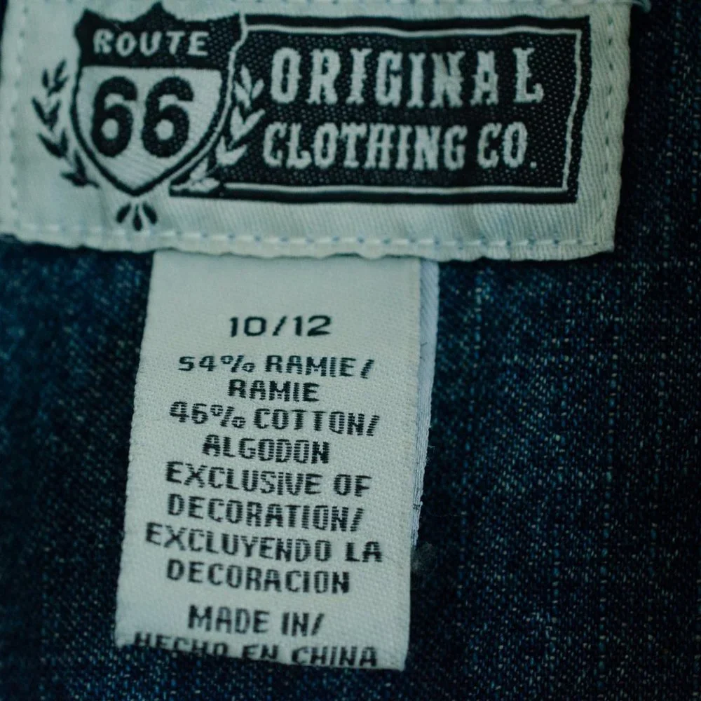 Route 66 Denim Girl Jean Jacket NWT